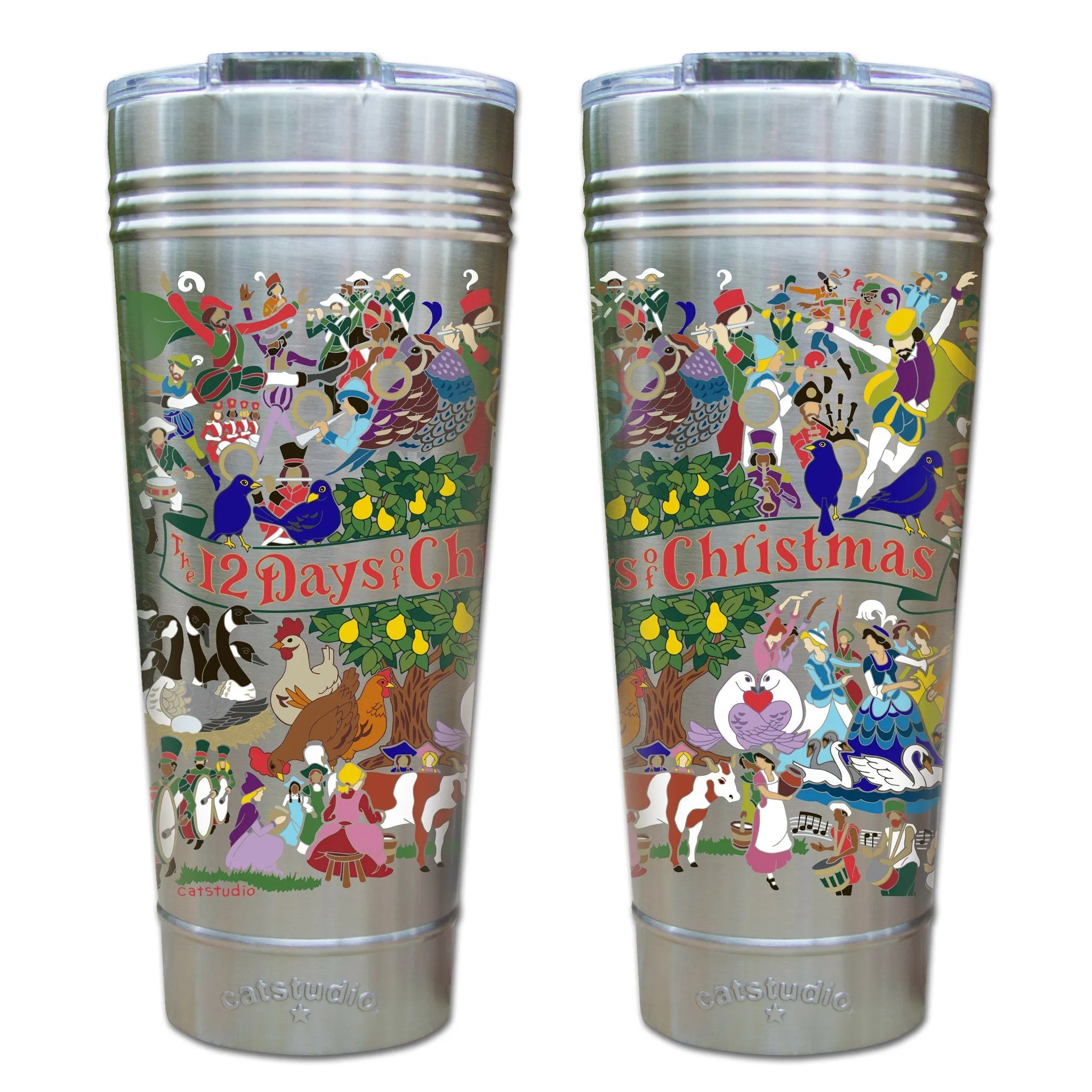 12 Days Of Christmas Thermal Tumbler
