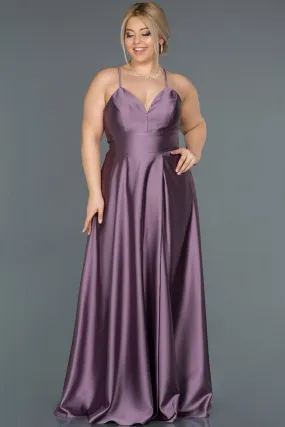 16570 Dusty Pink Cross Strap Satin Dress