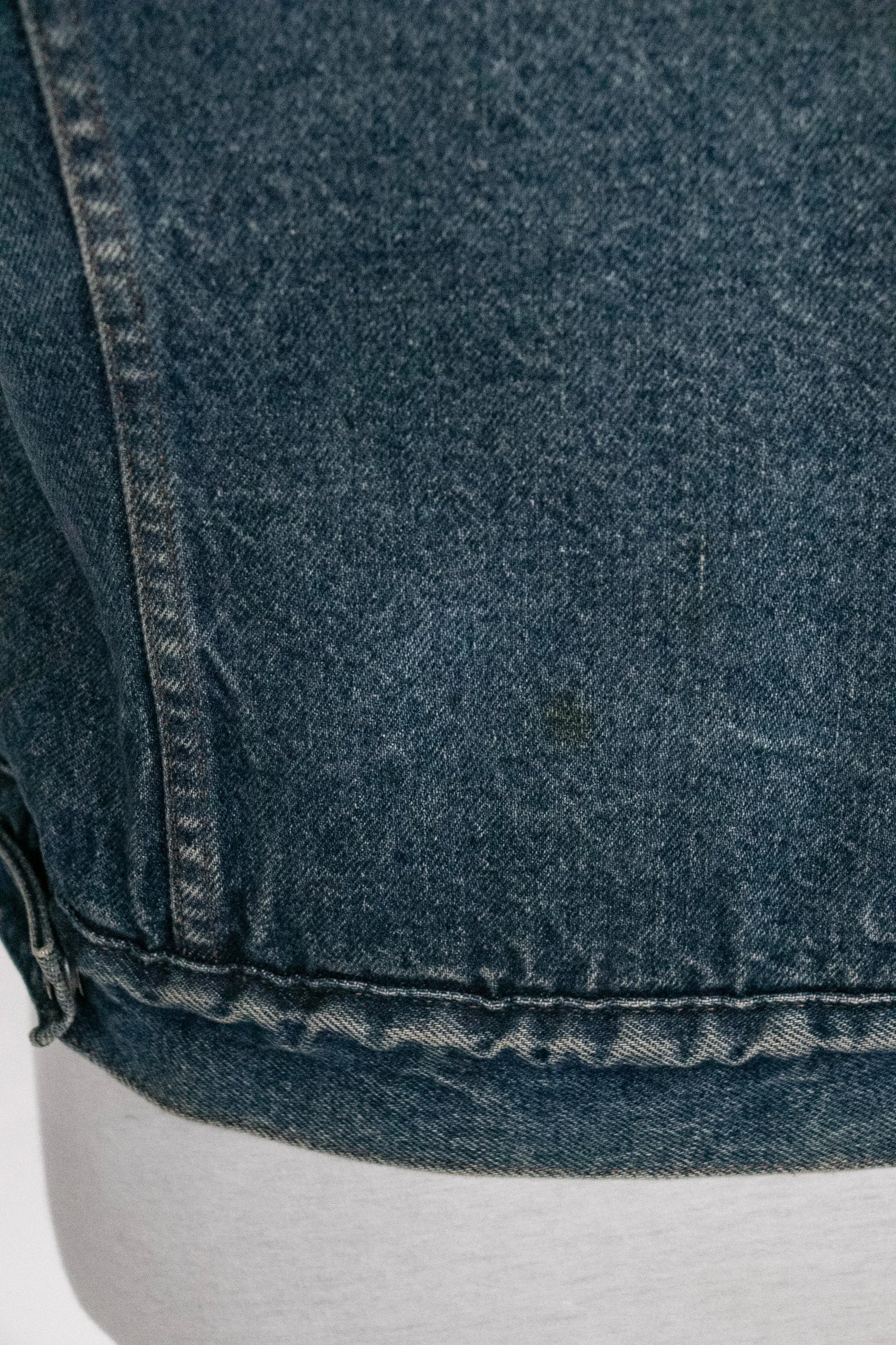 1980s Levi's Denim Sherpa Jacket Fleece M