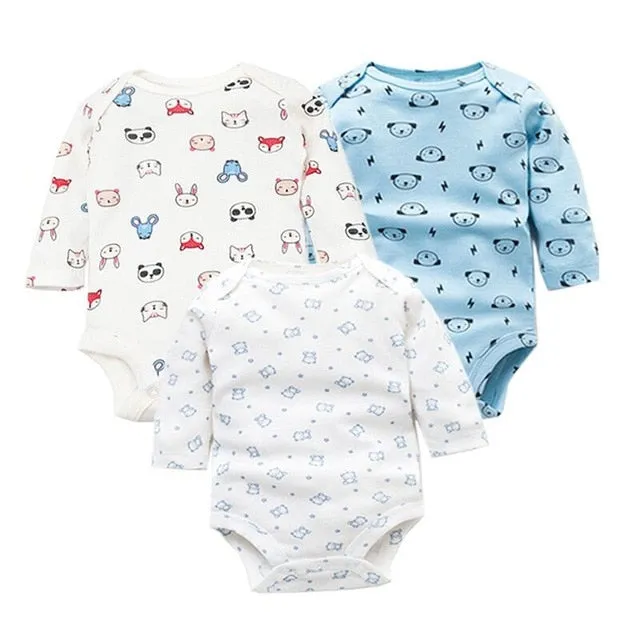 3pcs Baby Bodysuit 0-24M