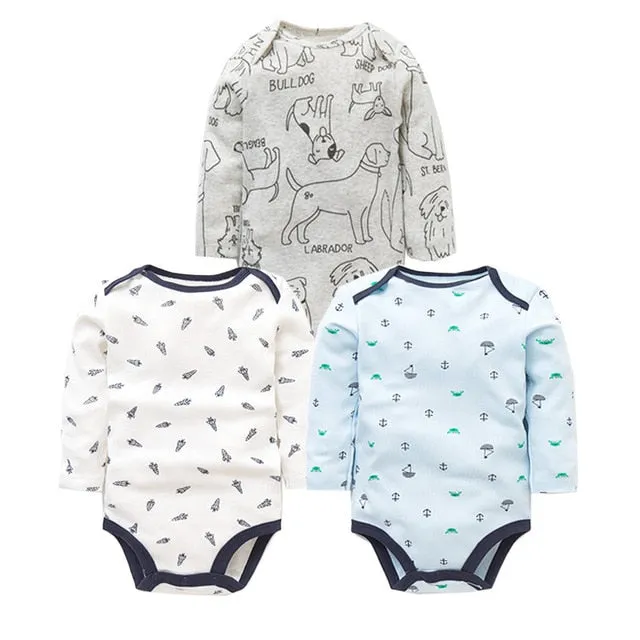 3pcs Baby Bodysuit 0-24M