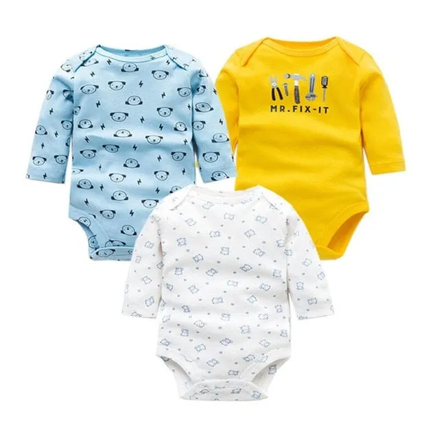 3pcs Baby Bodysuit 0-24M