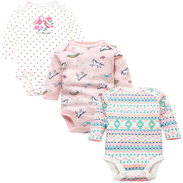 3pcs Baby Bodysuit 0-24M