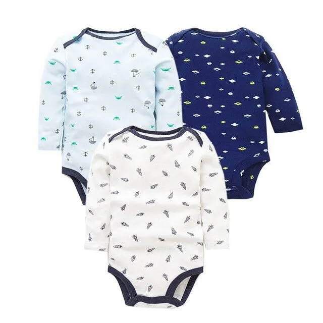 3pcs Baby Bodysuit 0-24M