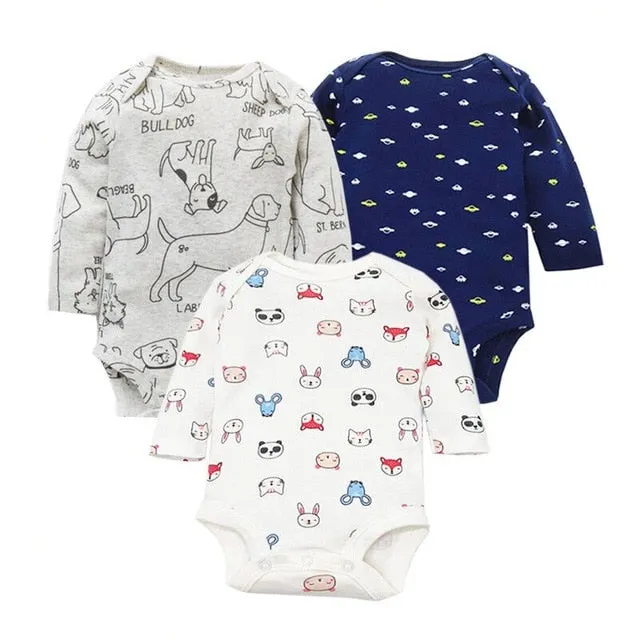 3pcs Baby Bodysuit 0-24M