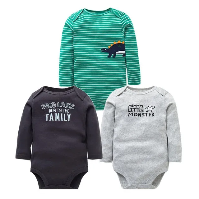 3pcs Baby Bodysuit 0-24M