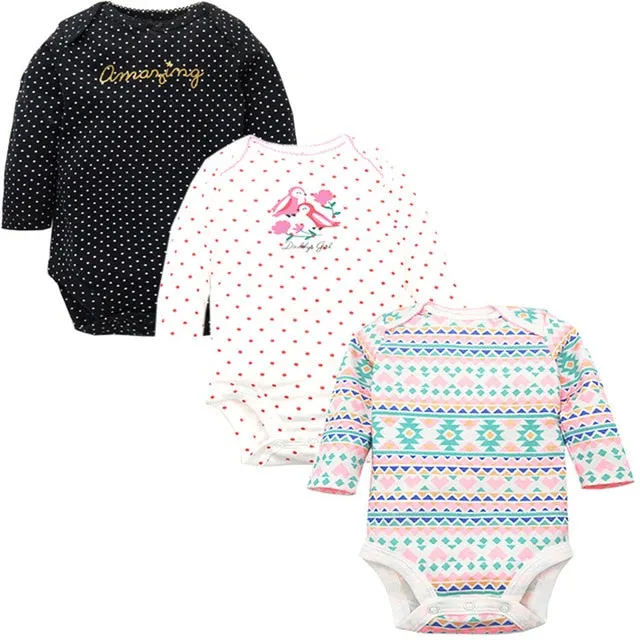 3pcs Baby Bodysuit 0-24M