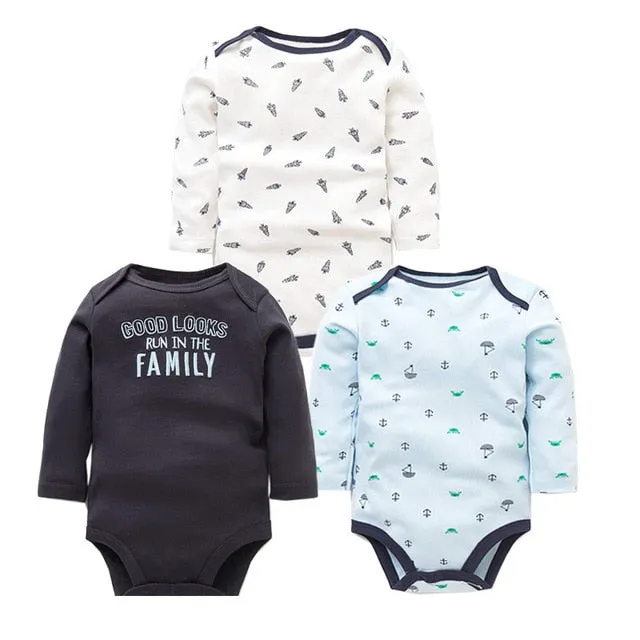 3pcs Baby Bodysuit 0-24M