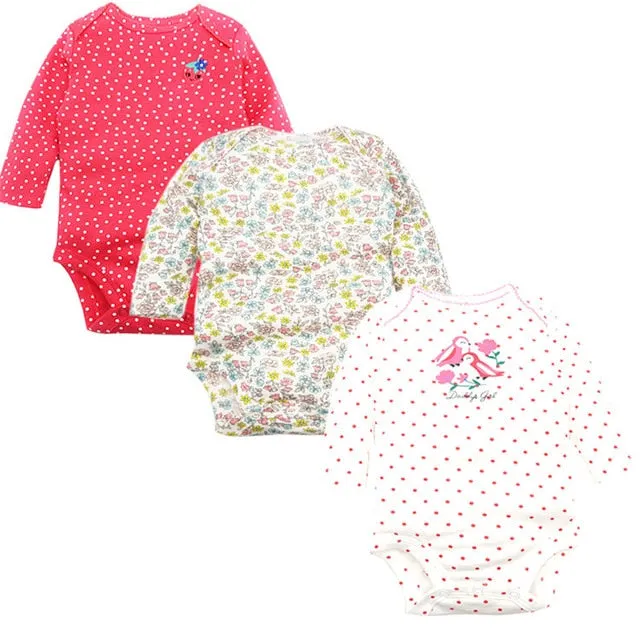 3pcs Baby Bodysuit 0-24M