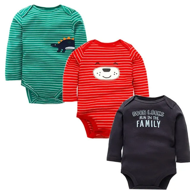 3pcs Baby Bodysuit 0-24M