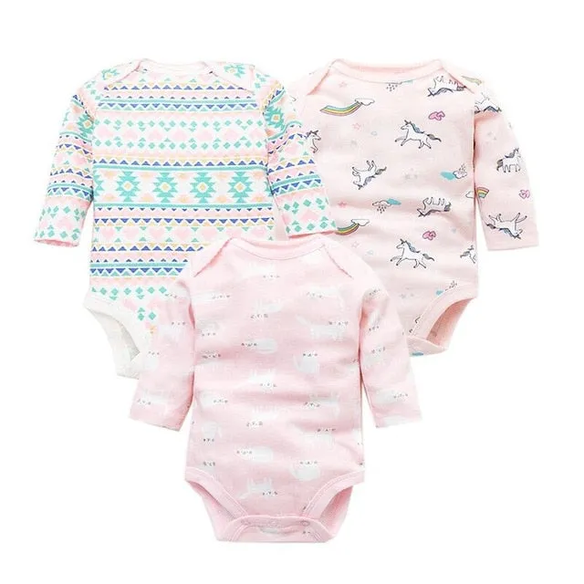 3pcs Baby Bodysuit 0-24M
