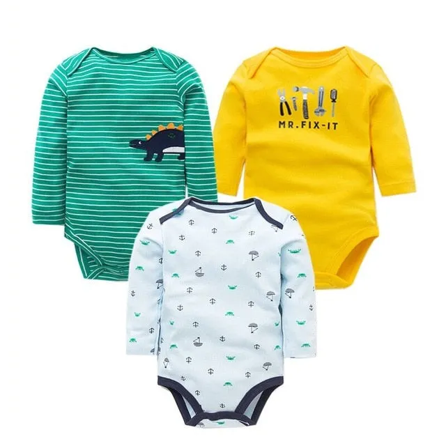 3pcs Baby Bodysuit 0-24M