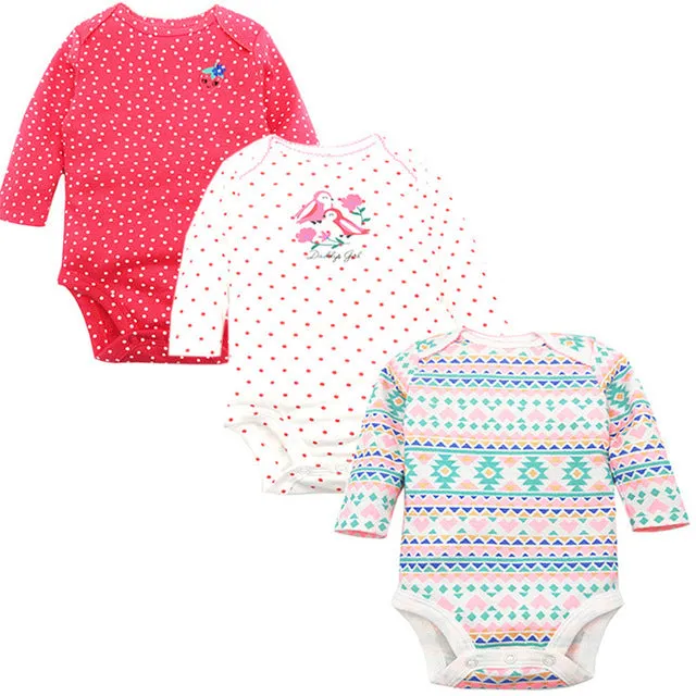 3pcs Baby Bodysuit 0-24M