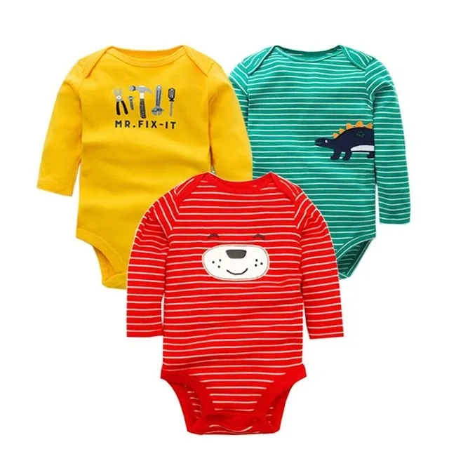 3pcs Baby Bodysuit 0-24M