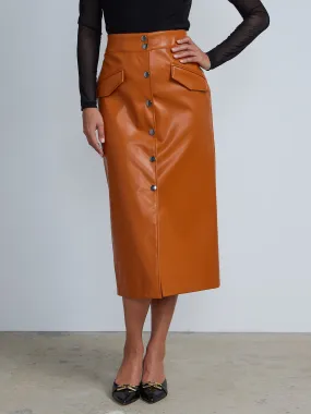 A-Line Midi Skirt