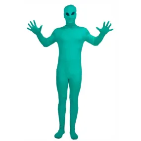 Adult Green Alien Jumpsuit Costume - L/XL