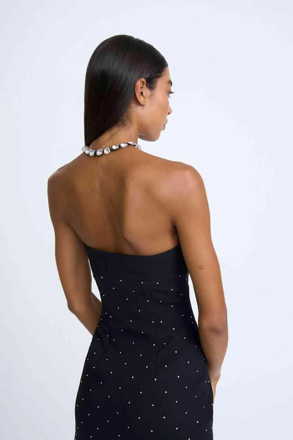 Afterglow Diamond Spot Midi Dress