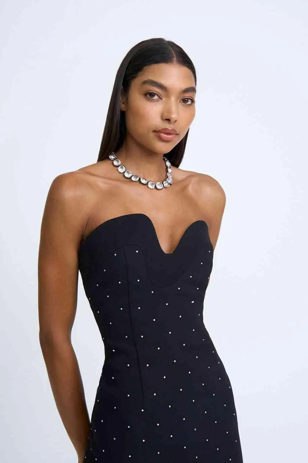 Afterglow Diamond Spot Midi Dress