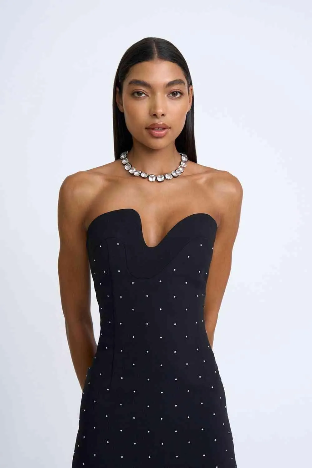 Afterglow Diamond Spot Midi Dress