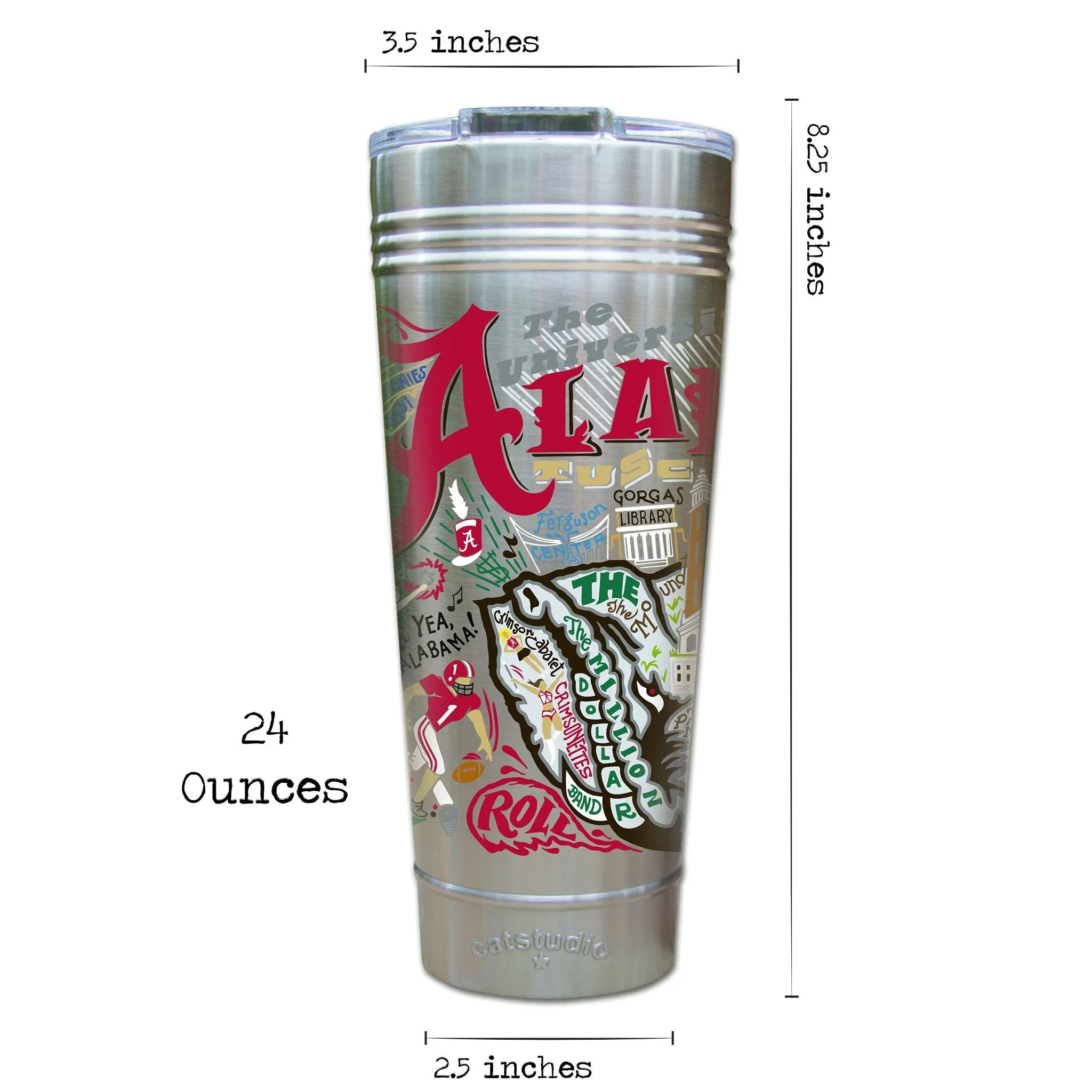 Alabama, University of Collegiate Thermal Tumbler