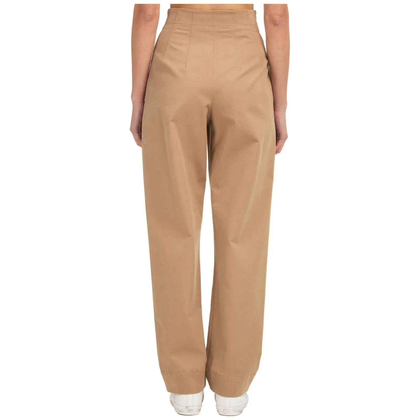 Alberta Ferretti High Waist Belted Cargo Pants
