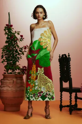 Alemais Tiger Slip Dress
