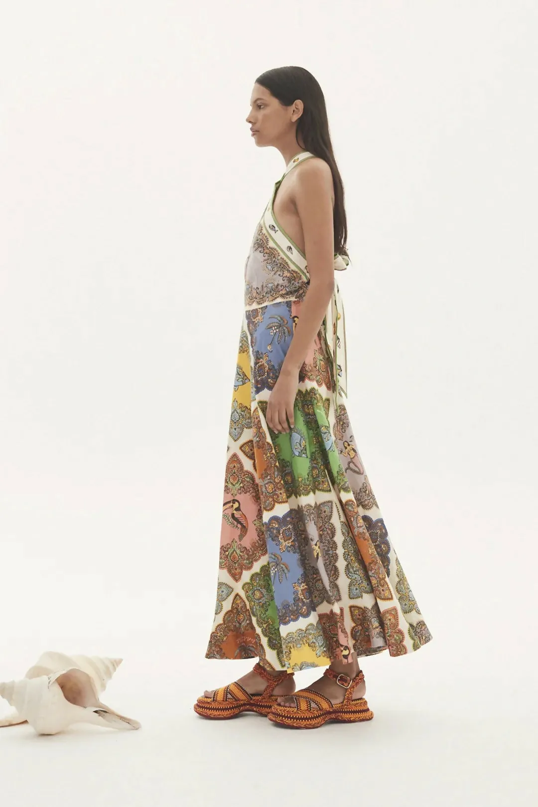 Alemais Trippy Troppo Halter Dress