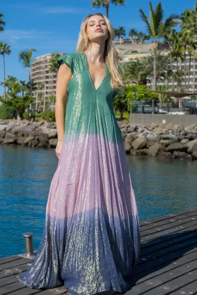 Alice Maxi  Dress - Green