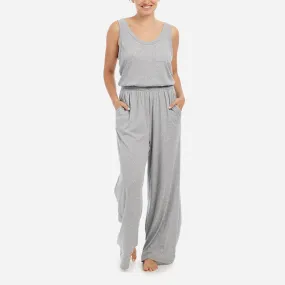 Aloe Infused Cotton Wide Leg Jumpsuit