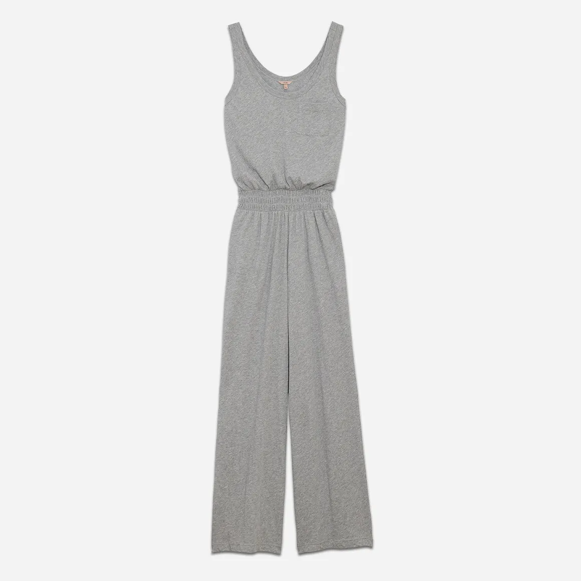 Aloe Infused Cotton Wide Leg Jumpsuit