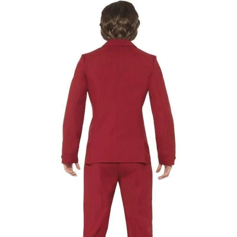Anchorman Ron Burgundy Costume Adult