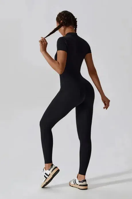 Aquilina – High-neck zip – All-in-one activewear