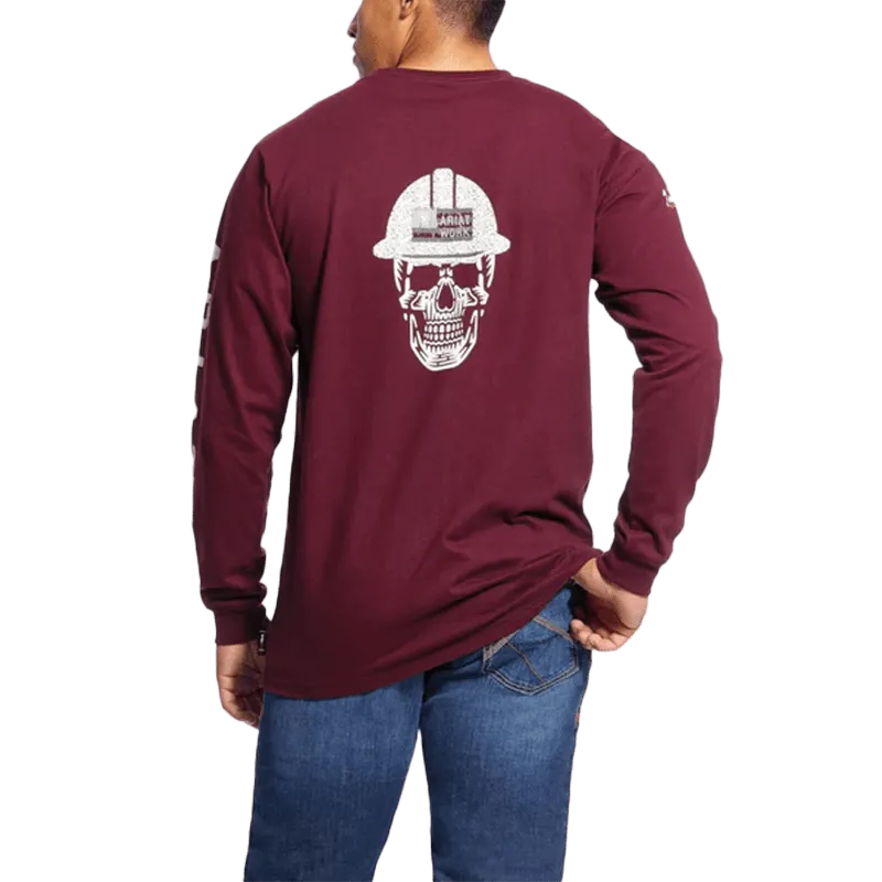 Ariat Flame Resistant Malbec Roughneck Skull T-Shirt