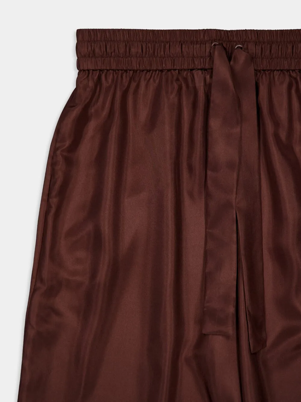 August Relaxed Silk Trousers