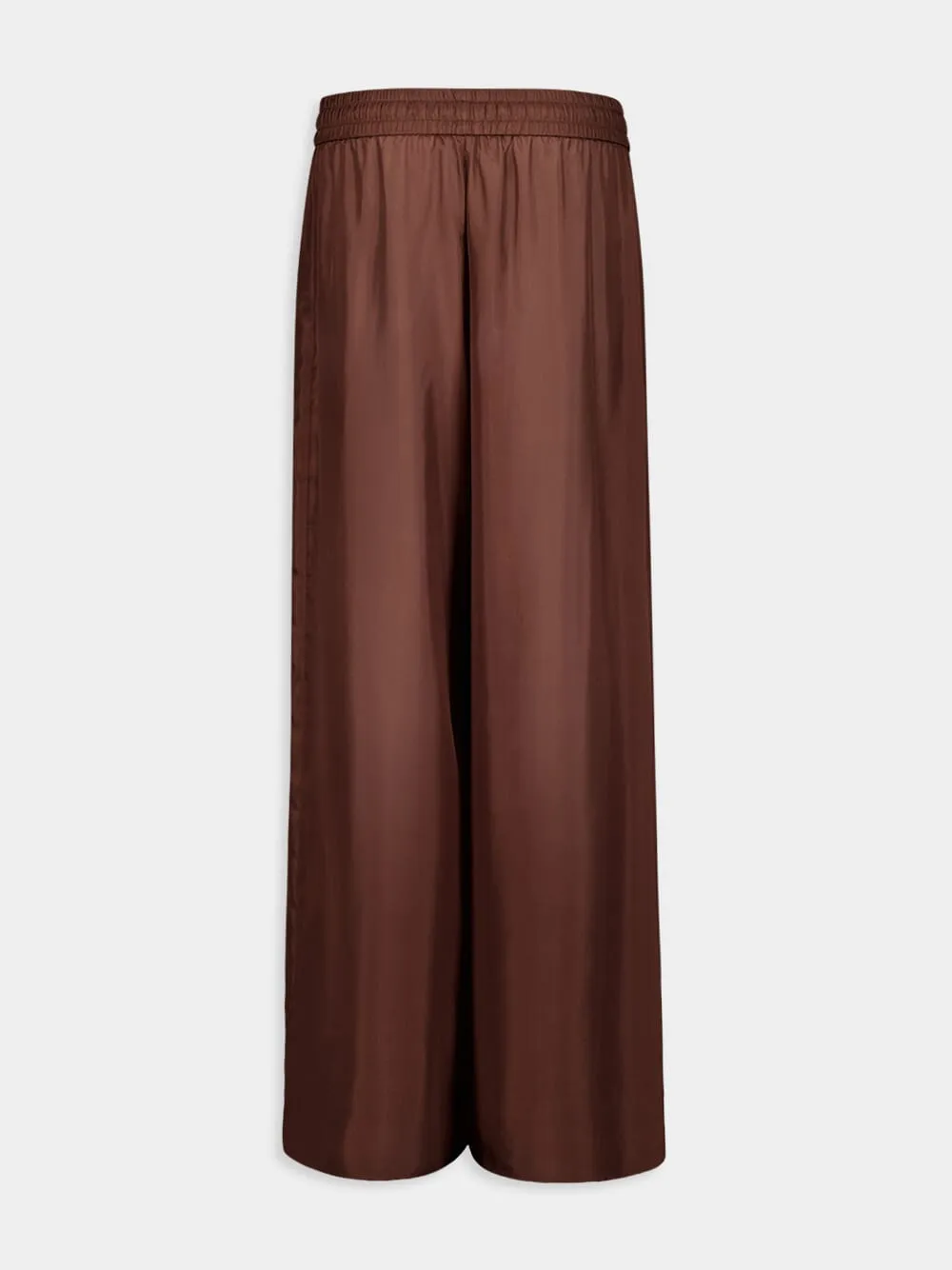 August Relaxed Silk Trousers