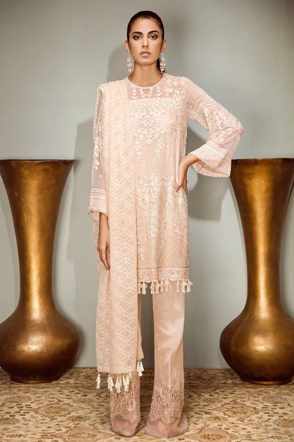 Baroque Isabella Embroidered Chiffon Collection 2018 – Valse