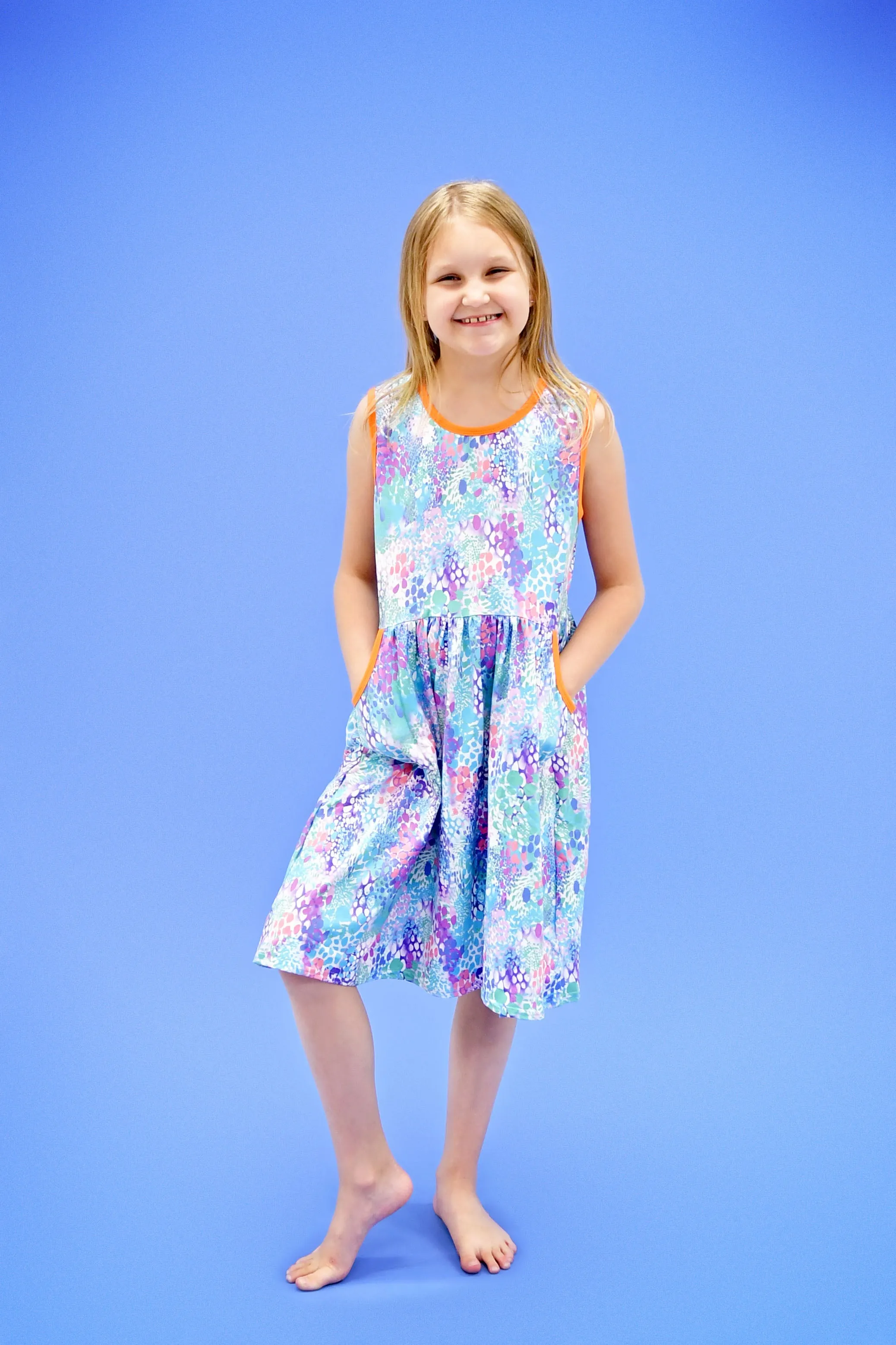 Be Bright Milk Silk Pocket Tank Dress