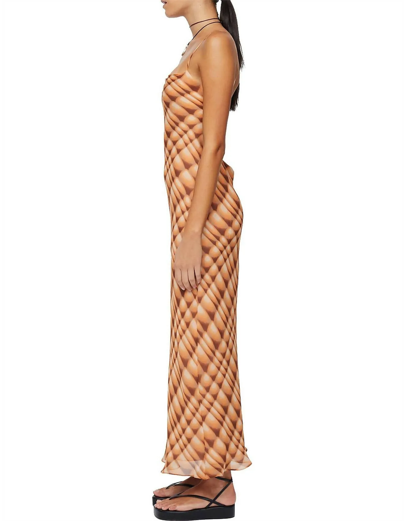 Bec & Bridge Soleil Slip Maxi Dress - Golden Hour Check