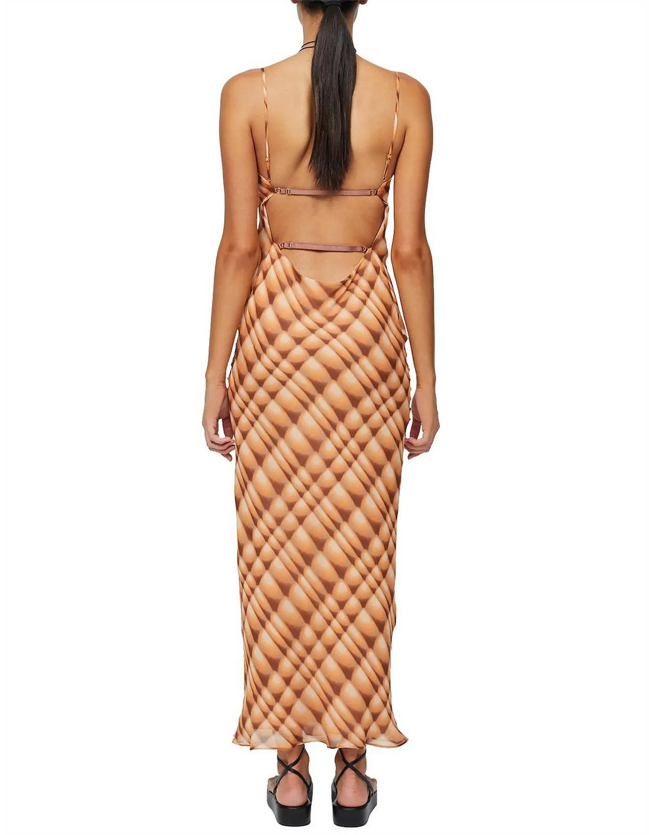 Bec & Bridge Soleil Slip Maxi Dress - Golden Hour Check
