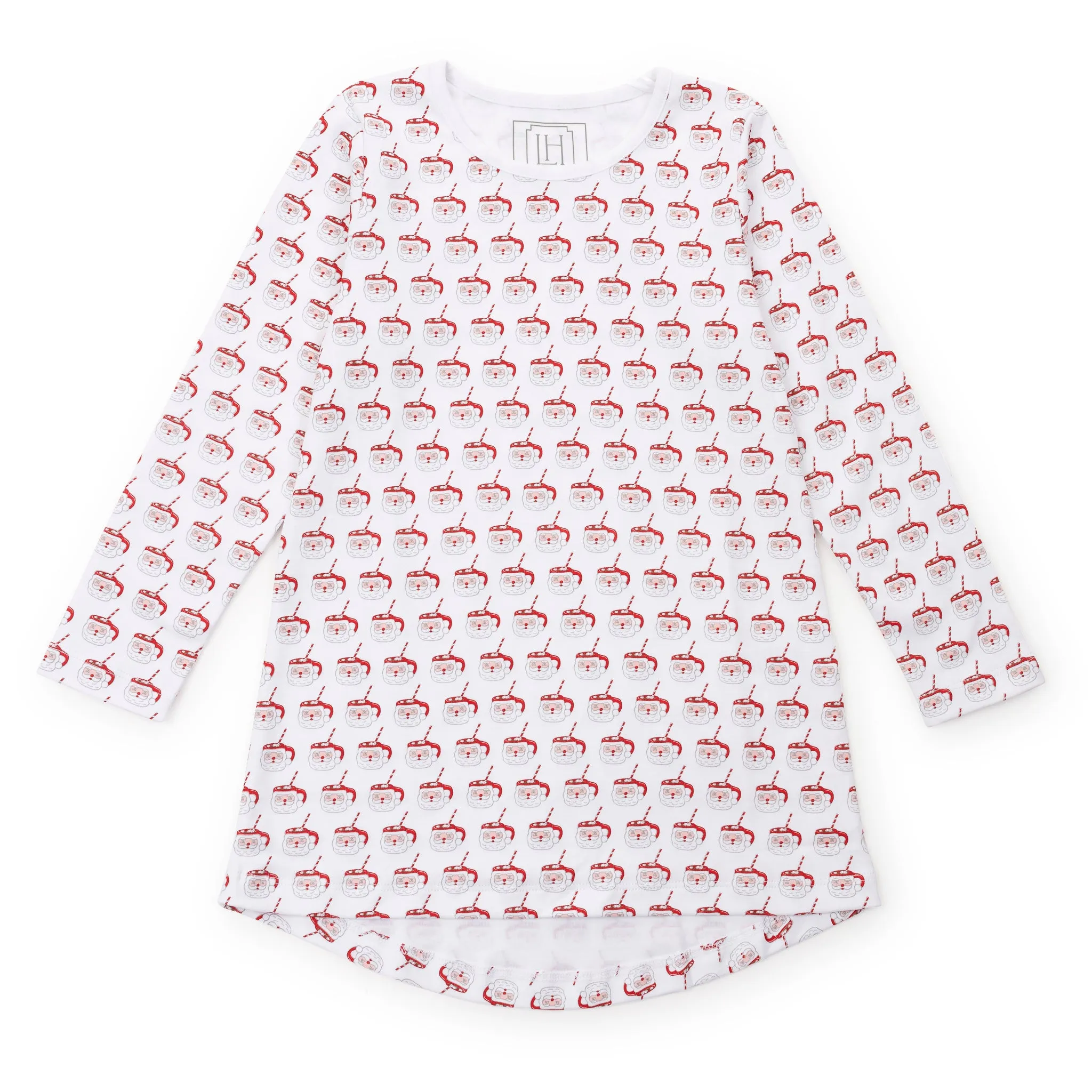 Berkeley Christmas Shirt Dress-Hot Cocoa (Big Kid)