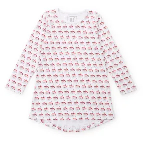 Berkeley Christmas Shirt Dress-Hot Cocoa (Big Kid)