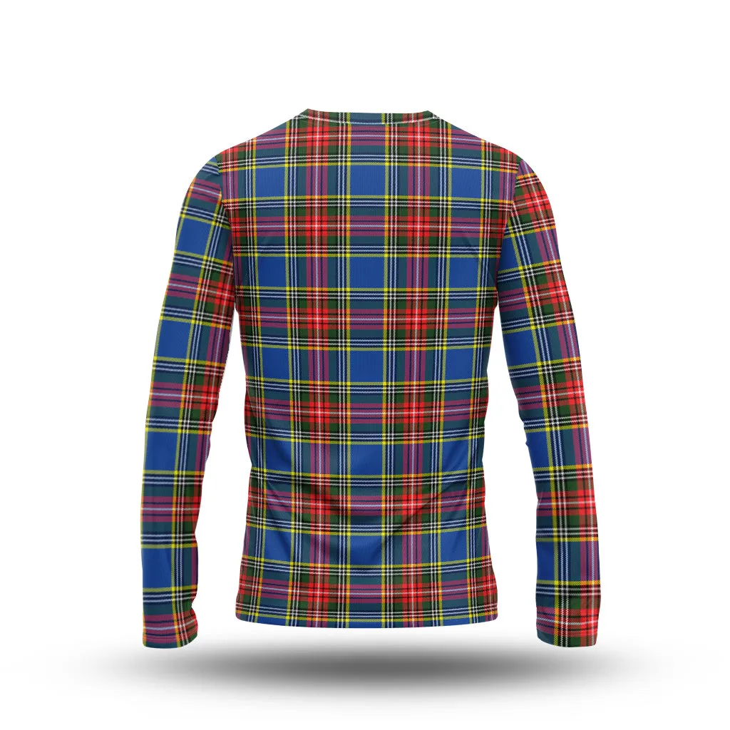 Bethune Tartan Long Sleeve T-Shirt with Family Crest