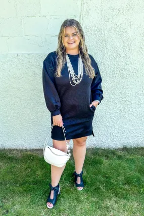 Black Textured Dress