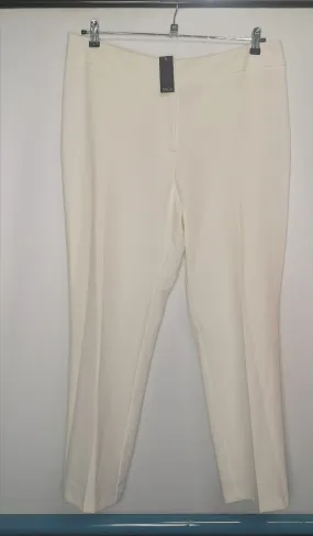BNWT M&Co Ivory White Trousers Size 18