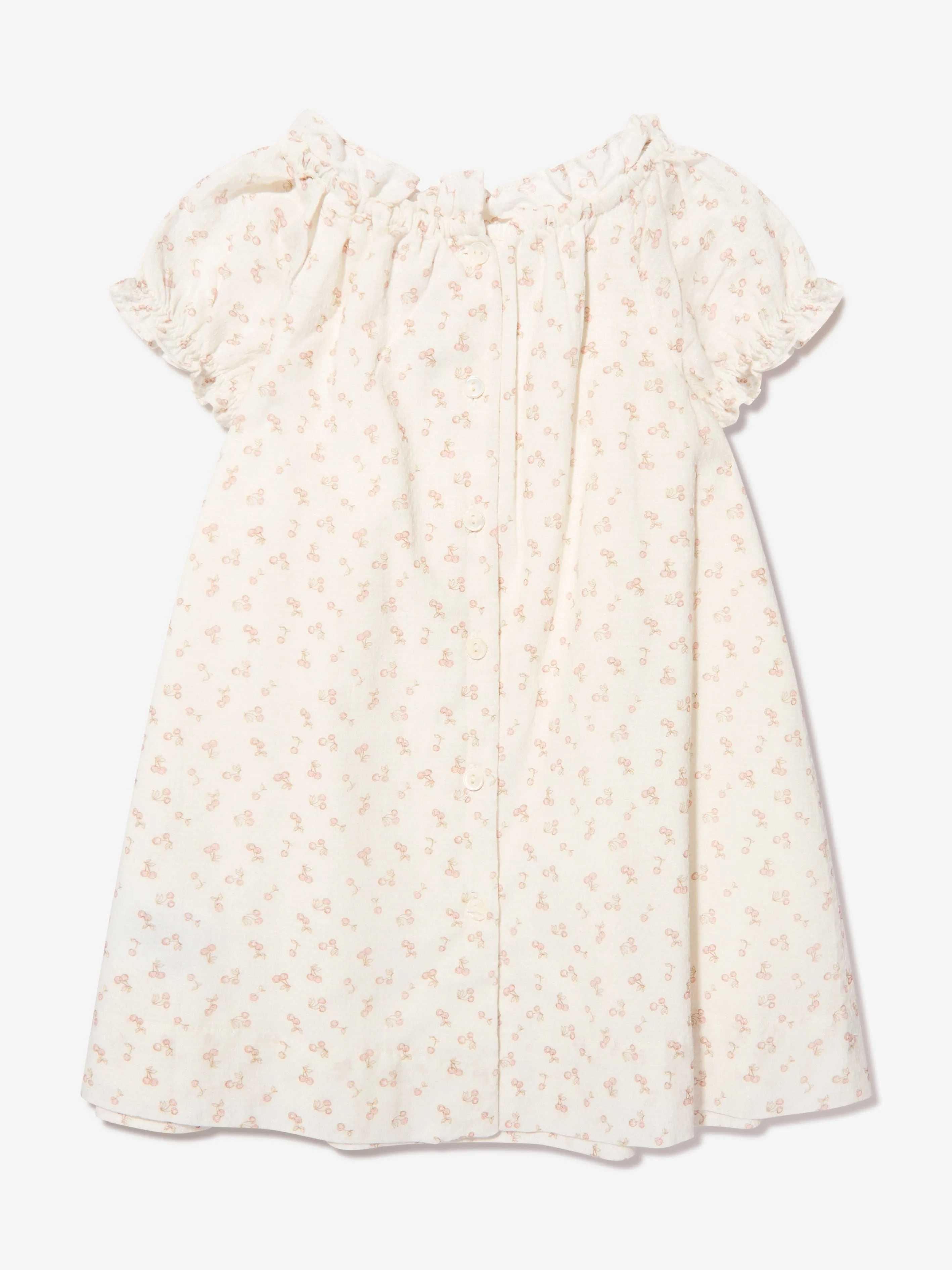 Bonpoint Baby Girls Sleeveless Sidwell Dress in White