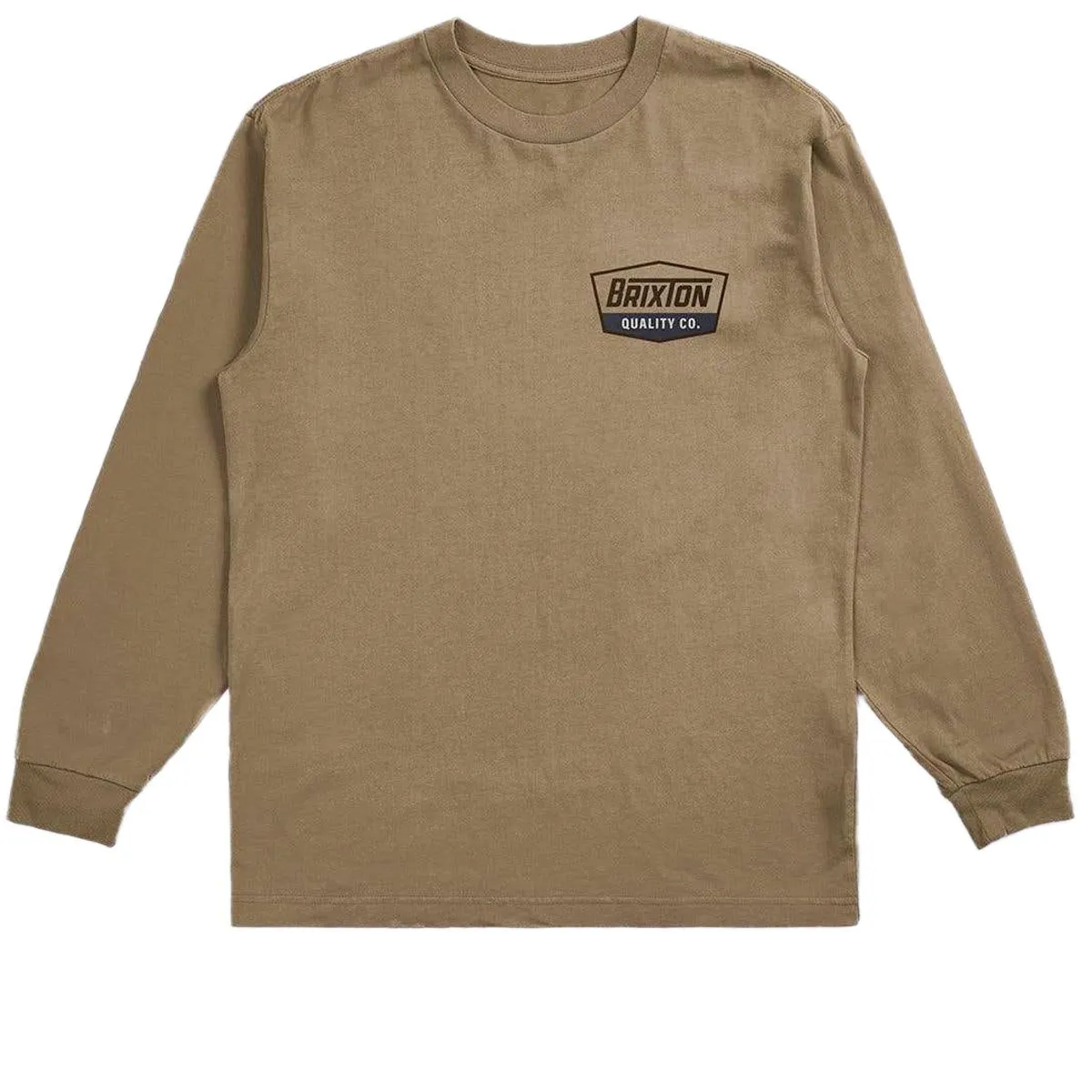 Brixton Regal Long Sleeve T-Shirt - Tiger's Eye/Brown/Navy