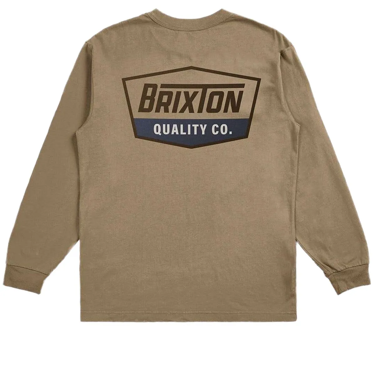 Brixton Regal Long Sleeve T-Shirt - Tiger's Eye/Brown/Navy