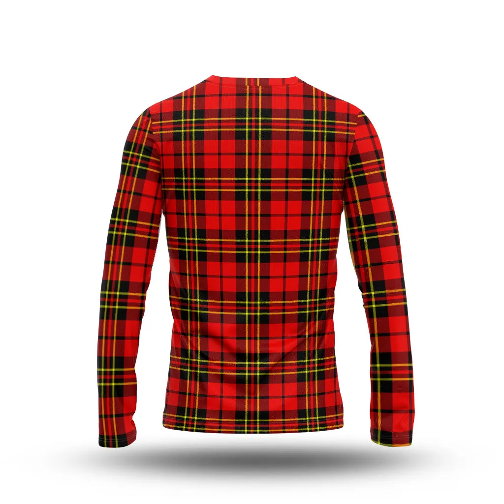 Brodie Modern Tartan Long Sleeve T-Shirt with Family Crest