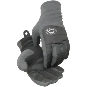 Caiman 2384-4 Fleece Glove with Micro-Dot Patch Grip and Thermal Lining - Touchscreen Compatible