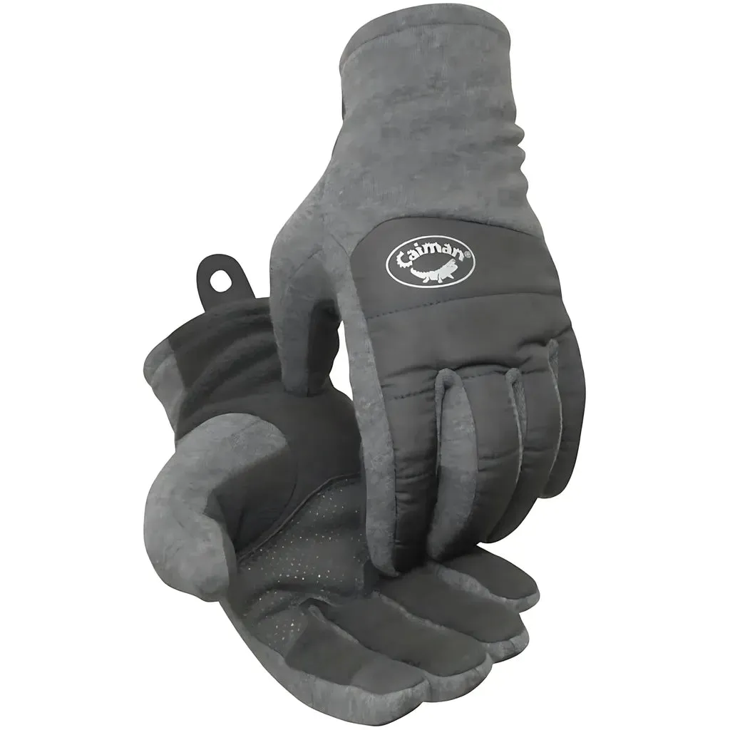Caiman 2384-5 Fleece Glove with Micro-Dot Patch Grip and Thermal Lining - Touchscreen Compatible